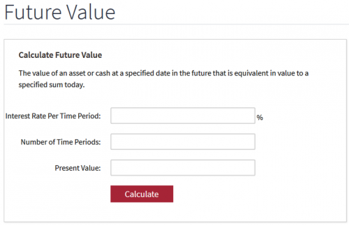 future value calculator