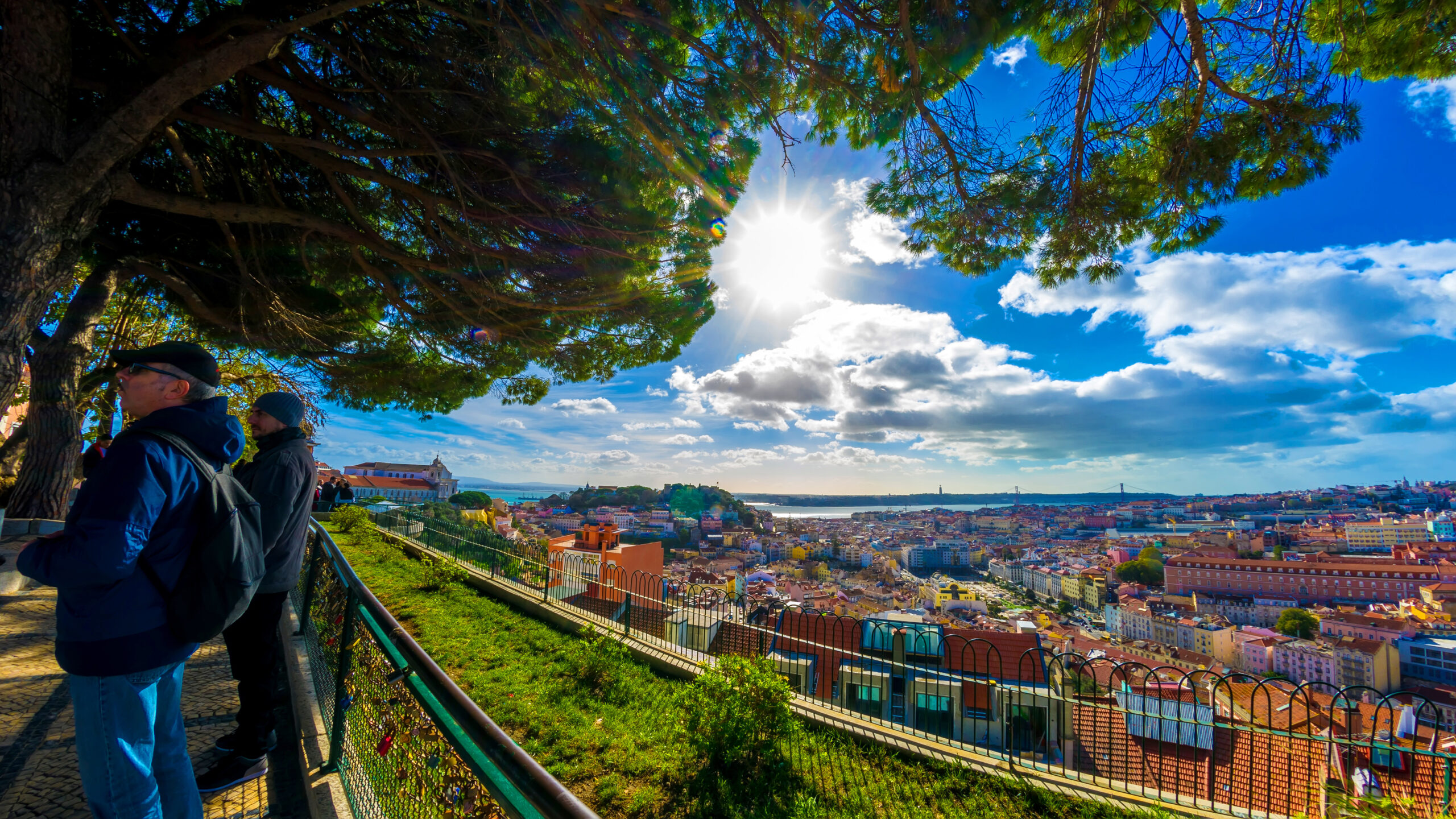 Panorama of Lisboa from a view point