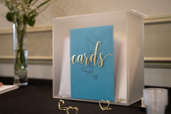 wedding gift table