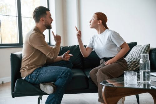 couple arguing